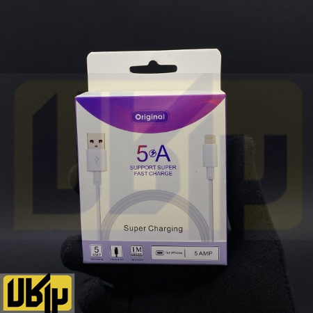 تصویر  کابل LIGHTNING USB مدل XFC-TC سوپر فست شارژ 5A
