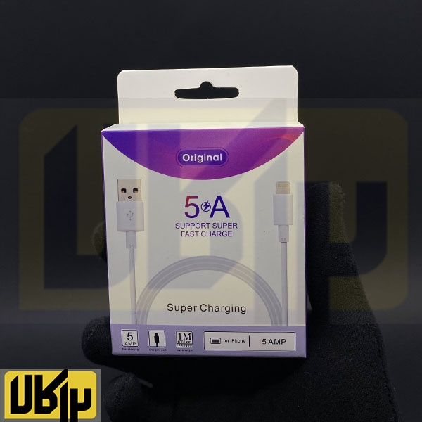 تصویر  کابل LIGHTNING USB مدل XFC-TC سوپر فست شارژ 5A