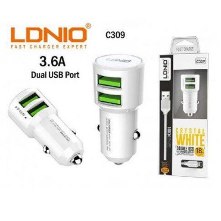 تصویر  شارژر فندکی الدینیو مدل C309
