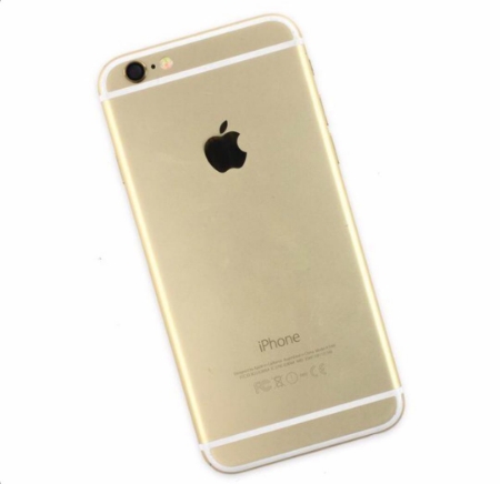 تصویر  در پشت گوشی  IPHONE 6   رنگ :طلایی