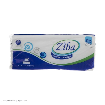 تصویر  دستمال کاغذی 100 برگ زیبا مدل Blue بسته 10 عددی