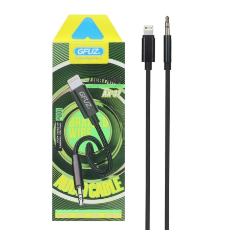 تصویر  تبدیل GFUZ AUX TO Lightning مدل AX-37 - مشکی