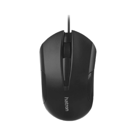 تصویر  ماوس باسیم Hatron مدل HM310SL - مشکی
