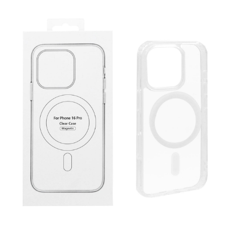 تصویر  قاب شفاف Apple iPhone 16 Pro با قابلیت شارژ MagSafe
