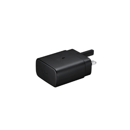 تصویر  شارژر دیواری سه پین 45W فست و PD تک پورت SAMSUNG Type-C مشکی
