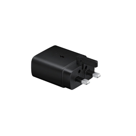 تصویر  شارژر دیواری سه پین 45W فست و PD تک پورت SAMSUNG Type-C مشکی