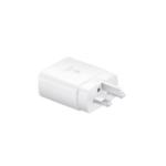 تصویر  شارژر دیواری سه پین 45W فست و PD تک پورت SAMSUNG Type-C سفید