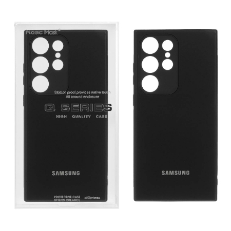 تصویر  قاب اورجینال PVD ضدخش Magic Mask مدل Samsung Galaxy S24 Ultra - مشکی