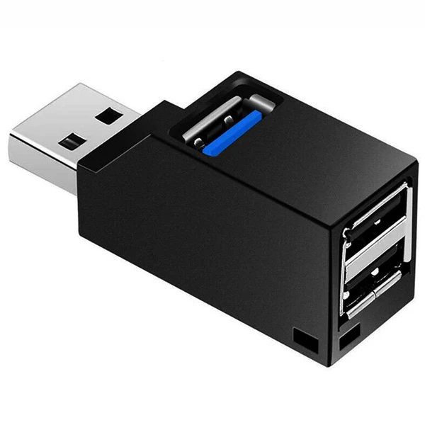 تصویر  هاب 3 پورت USB3.0 مدل PRO9-U3 مشکی
