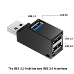 تصویر  هاب 3 پورت USB3.0 مدل PRO9-U3 مشکی