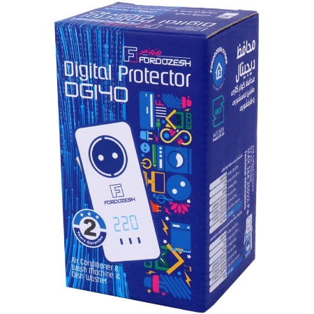 تصویر  محافظ برق کولر گازی ارت دار فروزش DG140