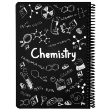 تصویر  دفتر سیمی 100 برگ طرح Chemistry دات نوت