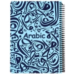 تصویر  دفتر سیمی 100 برگ طرح Arabic  دات نوت
