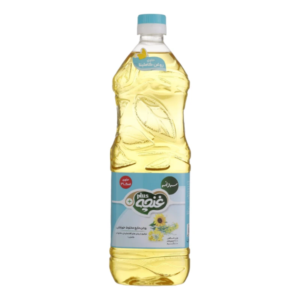 تصویر  روغن مایع مخلوط سه دانه غنچه پلاس - 900 میلی لیتر