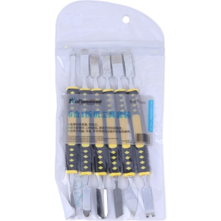 تصویر  اسپاتول فلزی TE-666 بسته 6 عددی