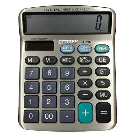 تصویر  ماشین حساب سیتیزن Citizen CT-656