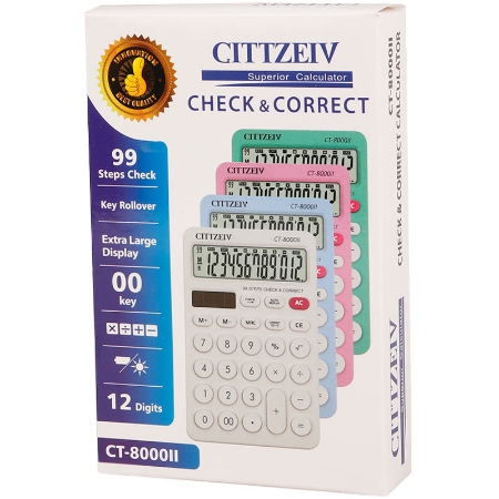 تصویر  ماشین حساب Gittzeiv CT-8000ii