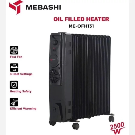 تصویر  شوفاژ برقی مباشی 13پره فن دار مدل ME-OFH131