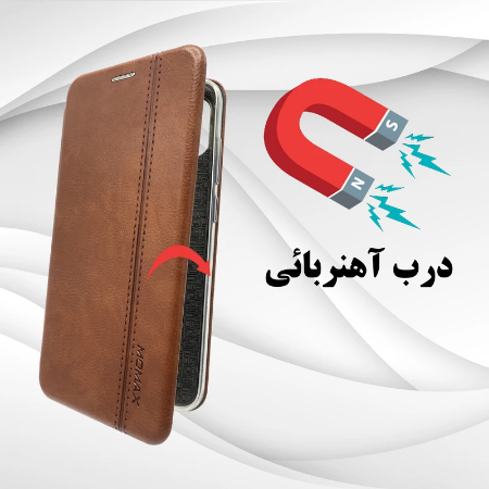 تصویر  کیف کلاسوری لئون مدل Momax مناسب برای گوشی موبایل سامسونگ a10 رنگ مشکی